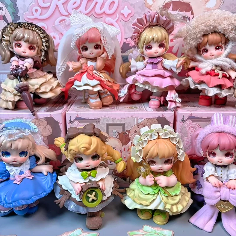 

Miana Retro Shop Series Blind Box Miana Anime Figure Mystery Box Bunny Anime Doll Desktop Decor Collect Pvc Doll Surprise Gift
