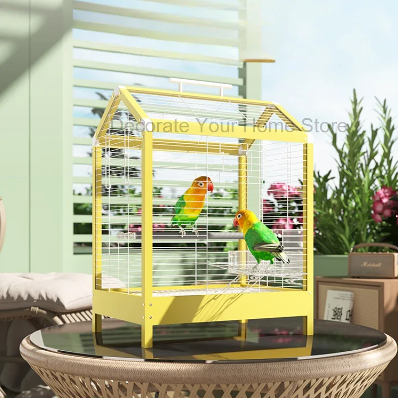 

Palomas Parrot Bird House Feeder Nest Carrier Cover Hammock Birdcage Accessories Quail Nido Para Pajaros Pet Furniture CY50BC