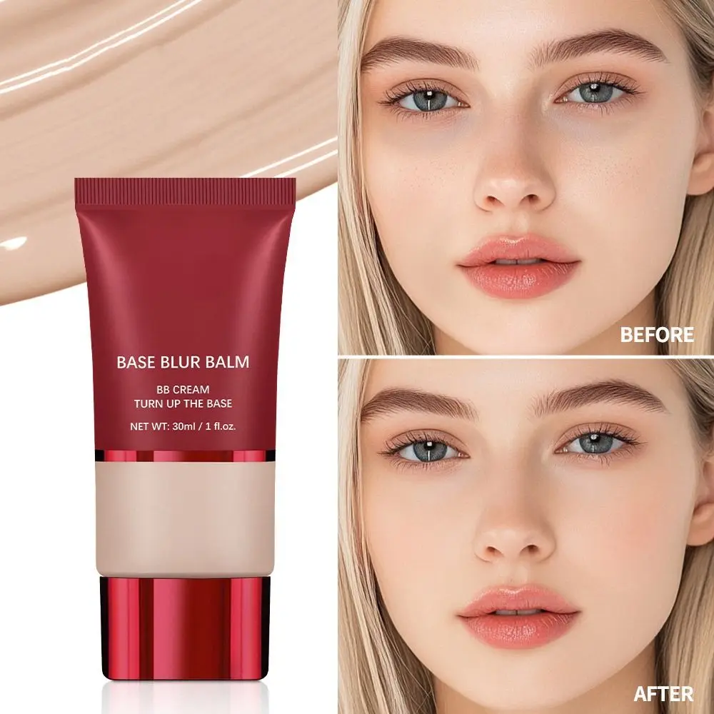 

Turn Up the Base Blurring Foundation Whole Day Wear Buildable Full Coverage BB Blur Oil-Free Hypoallergenic Tinted Moisturizer
