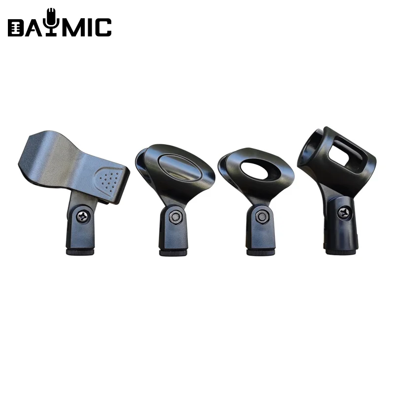 Fábrica Atacado Microfone Grampo Clipe Mic Suporte Stand Conector 18mm -35mm