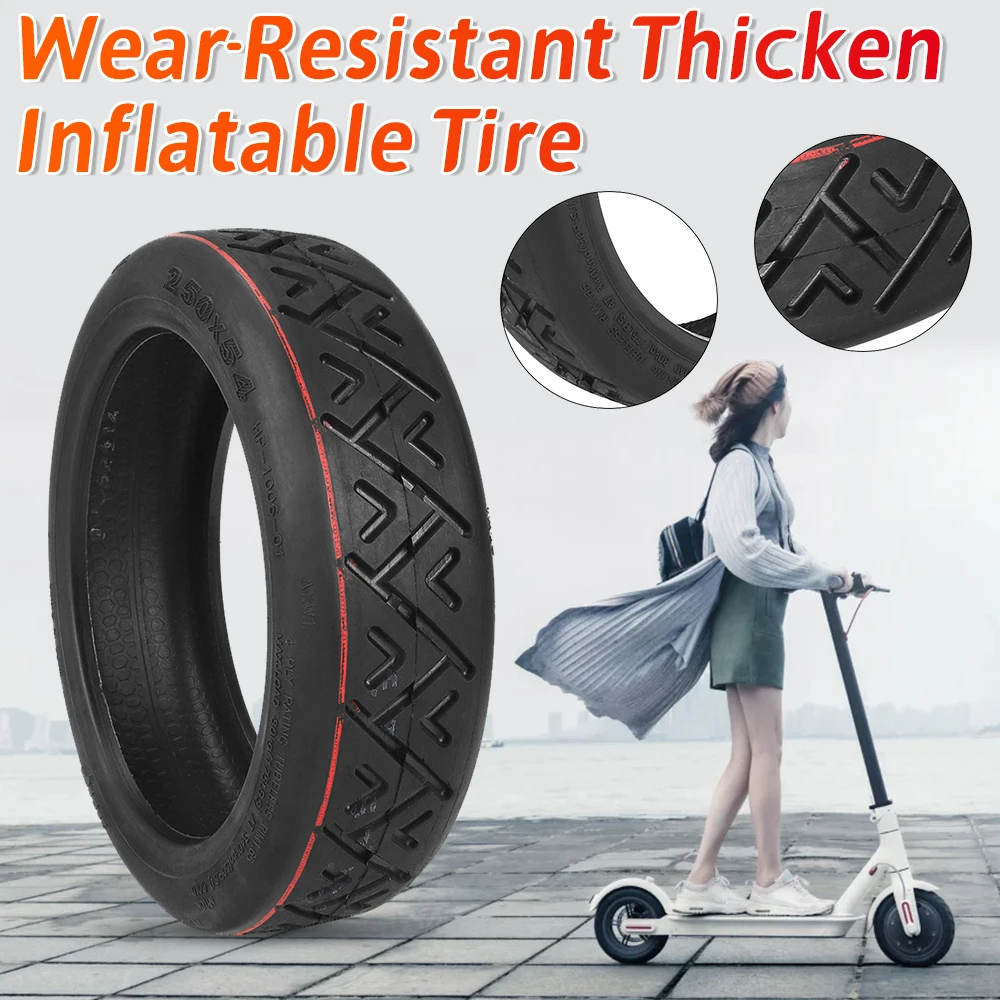 

Thicken Inflatable Tire Wear-Resistant Front Rear Replacement Tyre Rubber Scooter Vacuum Tire For Electric Scooter Off-road New
