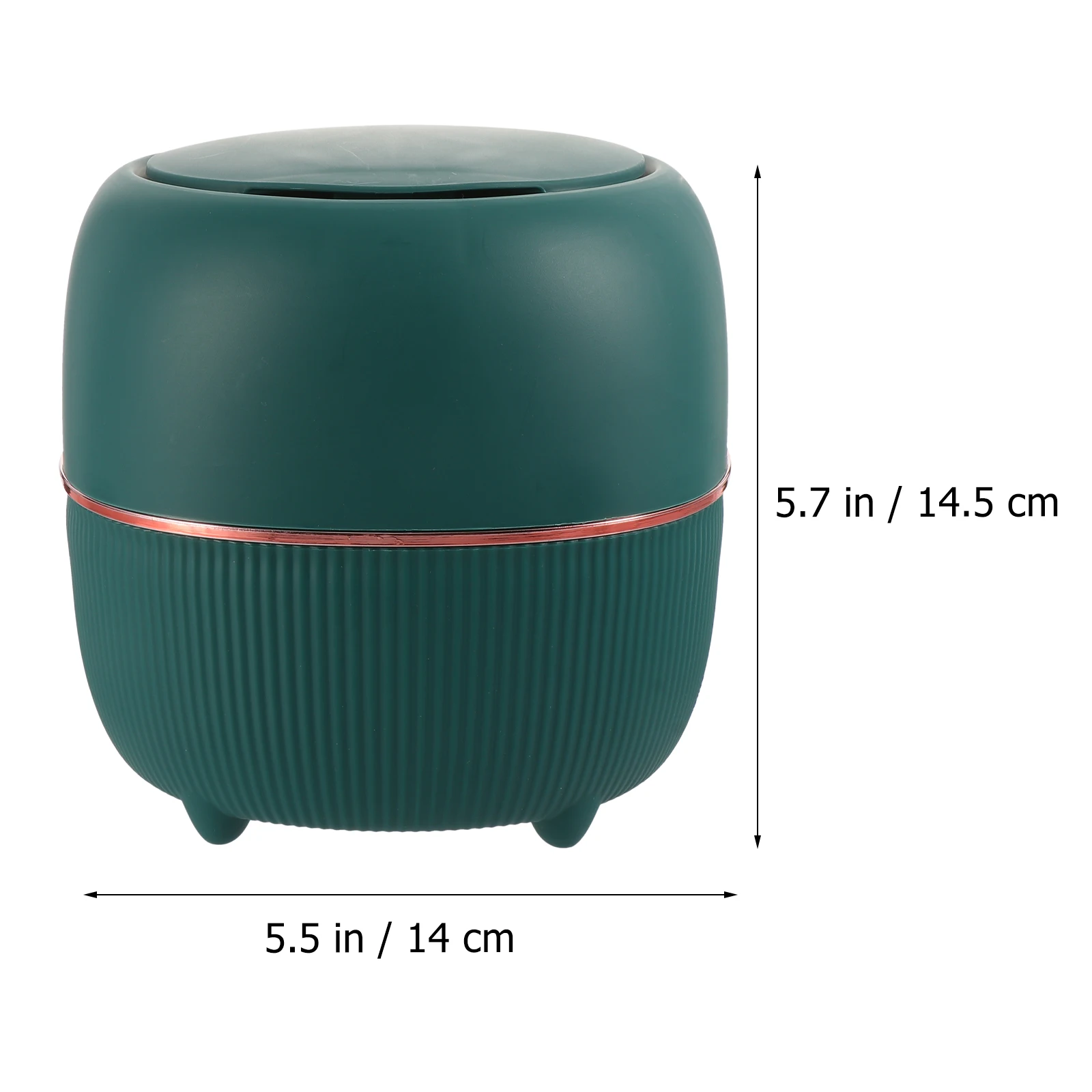 

Mini Desktop Trash Can Pressing Lid 3D Cartoon Design For Office Table Bathroom Vanity Tabletop Plastic Garbage Container