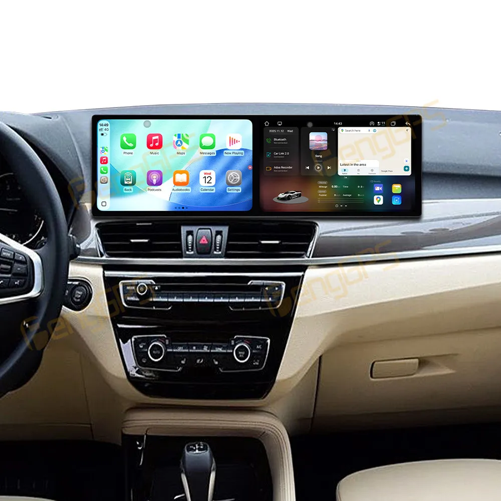 

Dual Screen 9.1 Inch Android 15 CarPlay Car Radio For BMW X1 2009-2016 Touch Screen Multimedia Player GPS Navigation DSP Auto