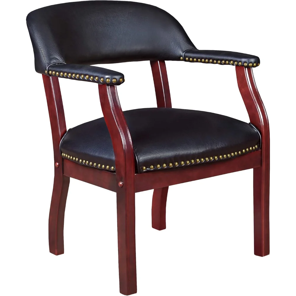 

9004BK Ivy League Captain Chair, Black 25D x 24W x 31H in