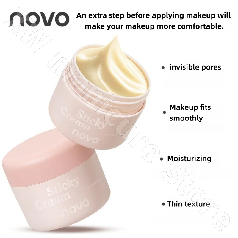 NOVO Watery Refreshing Makeup Pre-Patch Cream Hydrating Moisturizing Refreshing Delicate and Invisible Pores Apply Makeup 35g