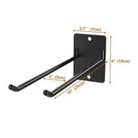 Système de rangement d'outils, crochets muraux, support de rangement pour garage, organisateur d'outils de jardin multi-usages pour entrepôt, crochet mural pour garage 5
