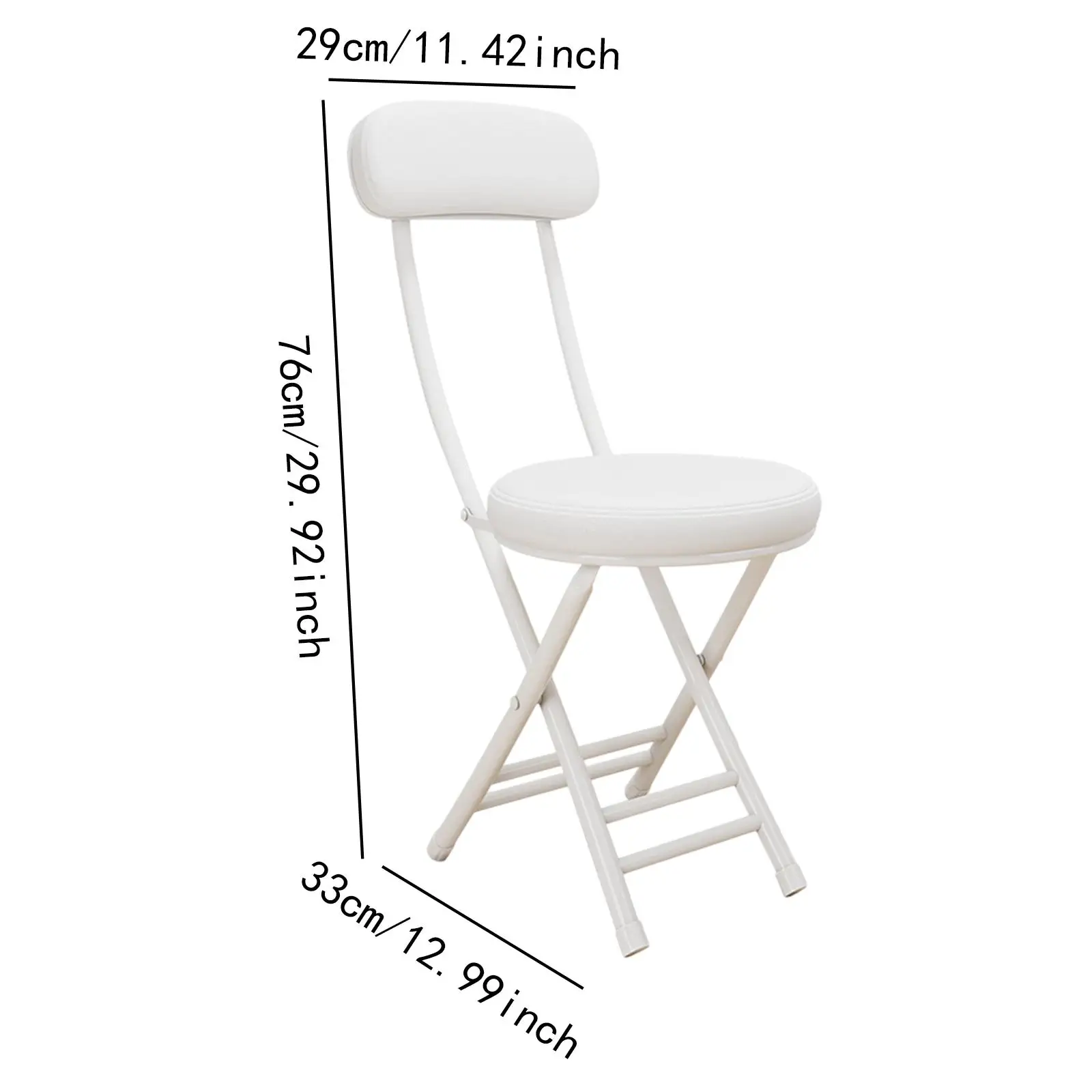 Gepolsterter Klapphocker, Möbel, Camping, Klappstuhl für Hof, Café, Outdoor