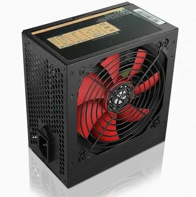 600WS desktop computer power supply, e-sports dual 6Pin graphics card rated 500W silent desktop host power supply