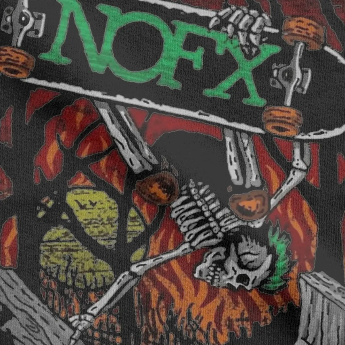 Nowość NOFX Punk Rock Band T-Shirt Mężczyźni Kobiety Crew Neck Cotton T Shirt Nofx Koszulki z krótkim rękawem Plus Size Odzież