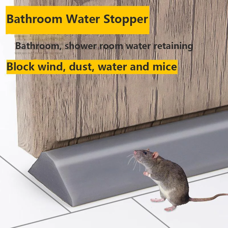 

Collapsible Shower Water Dam Shower Stopper Barrier and Retention System Dry and Wet Separation Suitable for Bathroom and Kitche