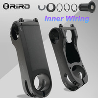 RIRO Bicycle Internal Aluminum Alloy Routing Stem 28.6/31.8mm Bike Internal Wiring Stem 80mm 90mm 100mm Bridge Mtb Power