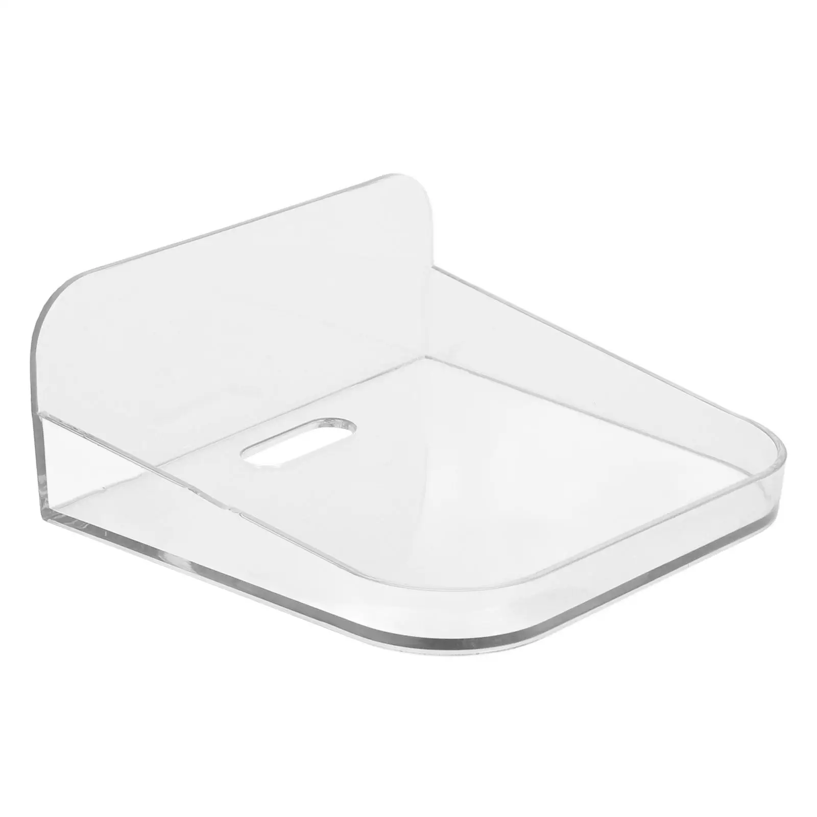 

Wall Mount Bracket Clear Acrylic No Drill Floating Shelf Baby Monitor Small Decor Items Secure Sturdy Design