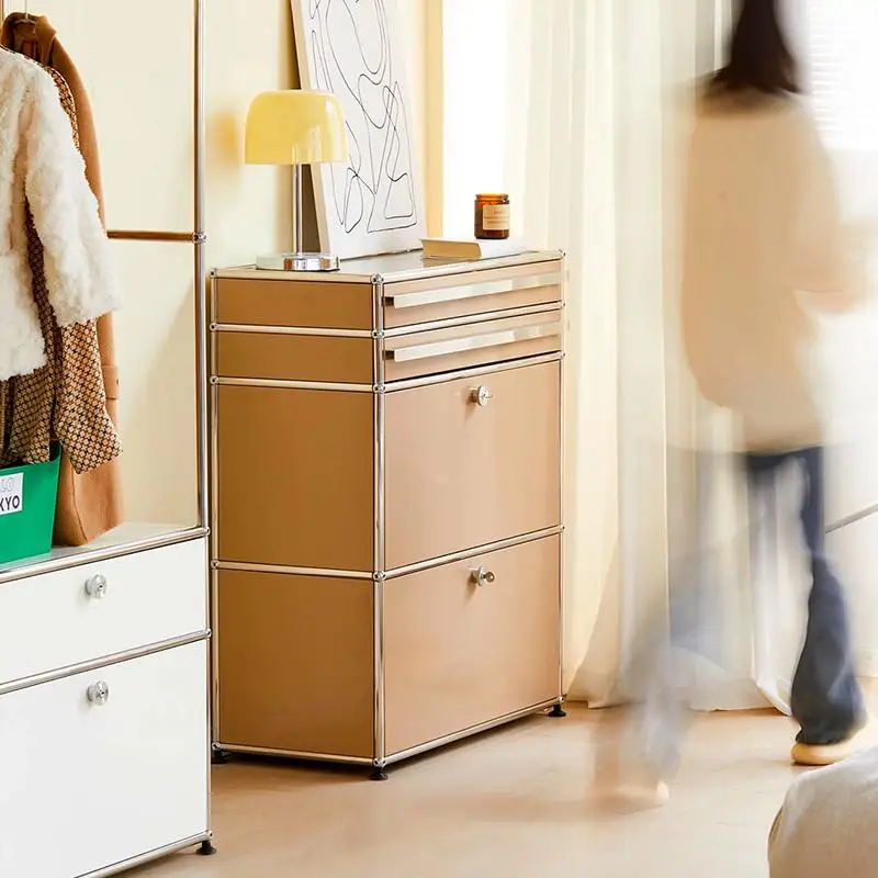 Postmodern Unique Bedside Table Trendy Princess Reception Luxury Replica Living Room Cabinets Armoires De Salon Trendy Furniture