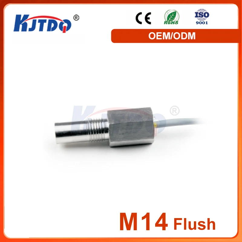 

M14 Shielded PNP NPN Sn 3mm 56.5mm long 12V 24V 36V High Pressure Inductive Proximity Sensor