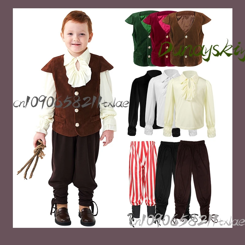 

Вампир Ренессанс Викторианская эпоха с рюшами средневековый пиратский рыцарь Хэллоуин Октоберфест Рождество сценическое представление косплей