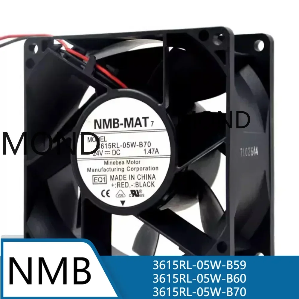 Server Fan Server untuk NMB NMB-MAT Server kipas pendingin DC24V 90x90x38mm 9CM 0.93A 1.20A 1.47A 2 3 Wire