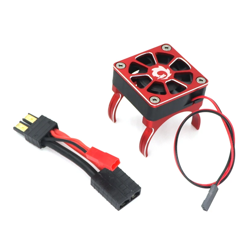 

Cooling Fan with Brush Motor Radiator Cover Fashion Style Rc Model Acce for Trx-4 Scx10 Rc4wd Rc Car 3650 3660 540 550 Rc Part