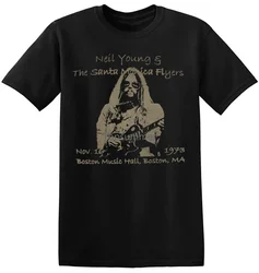 Vintage Tee Shirts Men'S Crew Neck Short Sleeve Short Sleeve Neil Young T Shirts