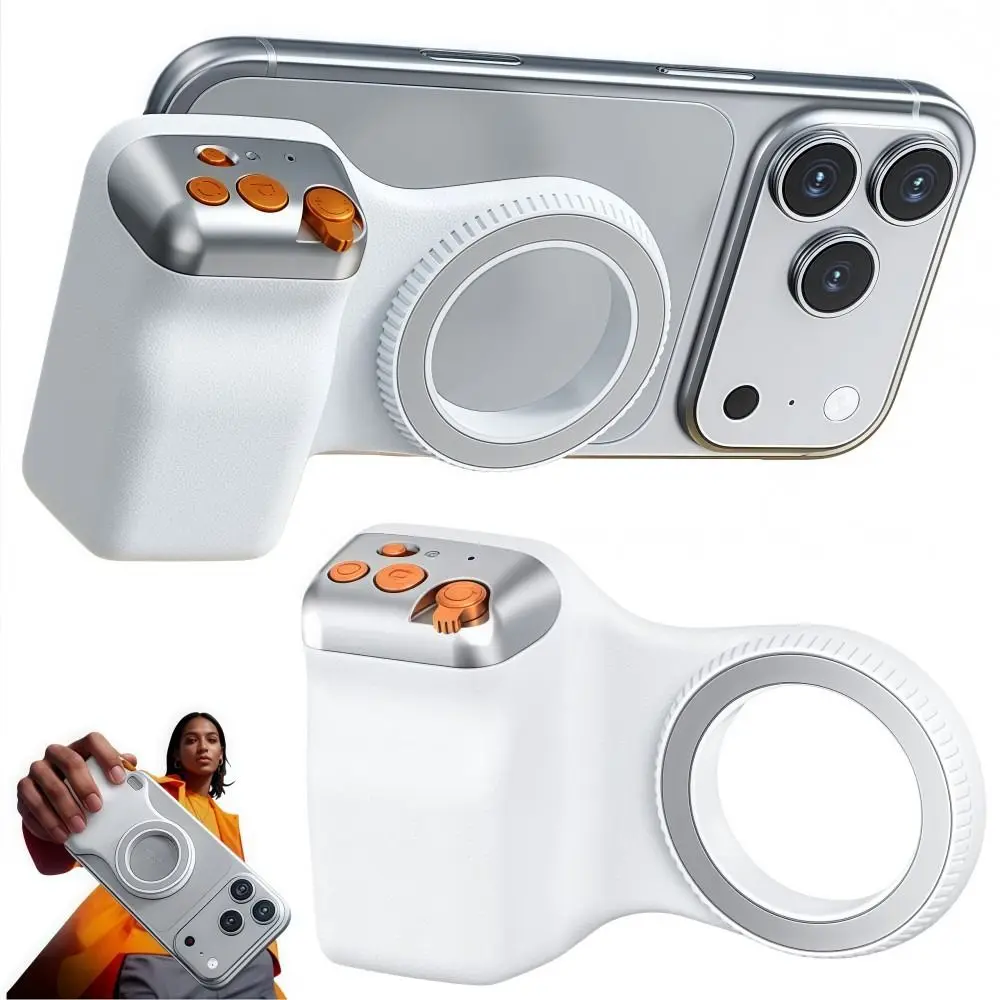

Double-sided Magnetic Phone Camera Shoot Hand Grip Remote Control Phone Shooting Holder for Phone12-17/HUAWEI/SAMSUNG ETC