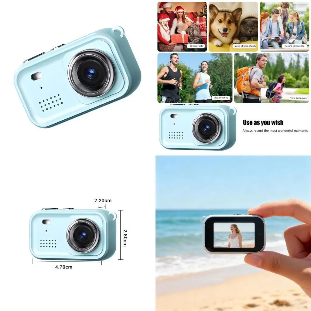 E56B Wide Mini Digital Camera Plastic Construction Adventure Travel Companion