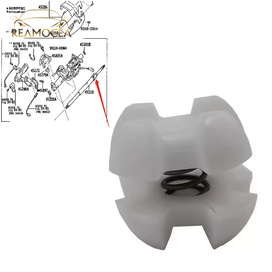 Reamocea Steering Column Spindle Gear Cross Joint Repair Kit Fit For Toyota Land Cruiser LC95 Prado LC120 LC200 LC200 FJ Cruiser