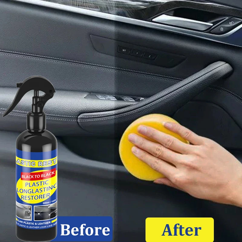 Car Plastic Restorer Back To Black Gloss Car Cleaning Products Auto Polish And Repair Coating Renovator For Cars Auto Detailing