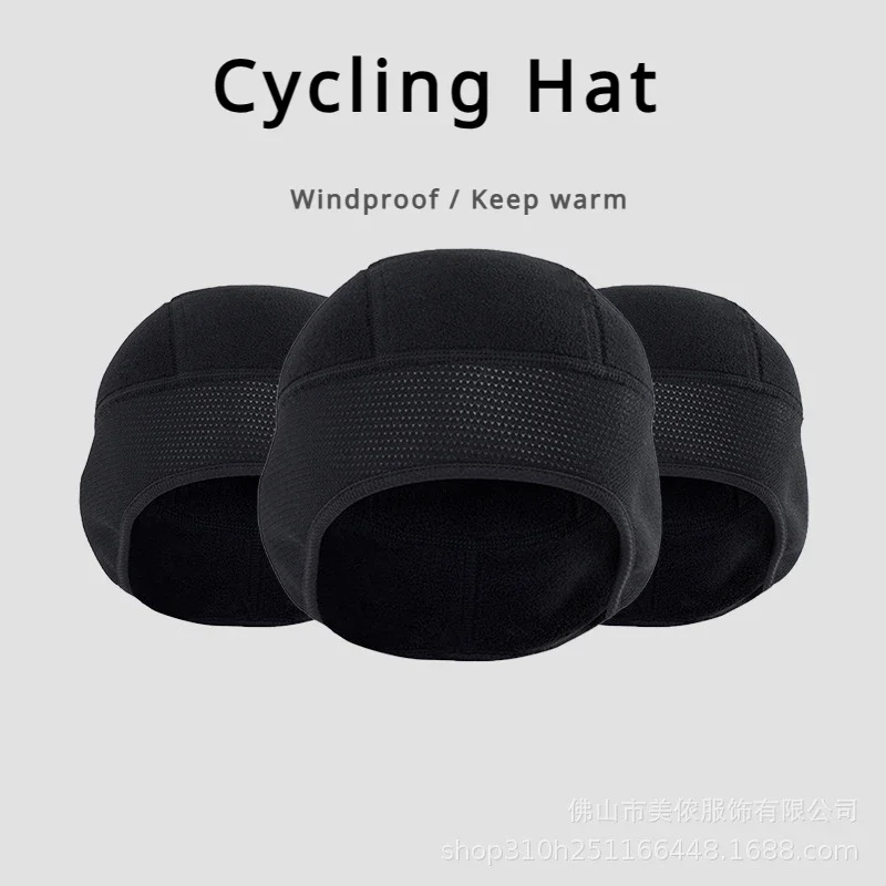 

Winter Hats for Outdoor Cycling Running Windproof Keep Warm Polar Fleece Hat Skullies Beanies