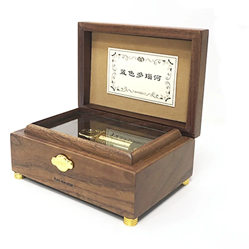 

30-tone custom music box high quality classic wooden music box