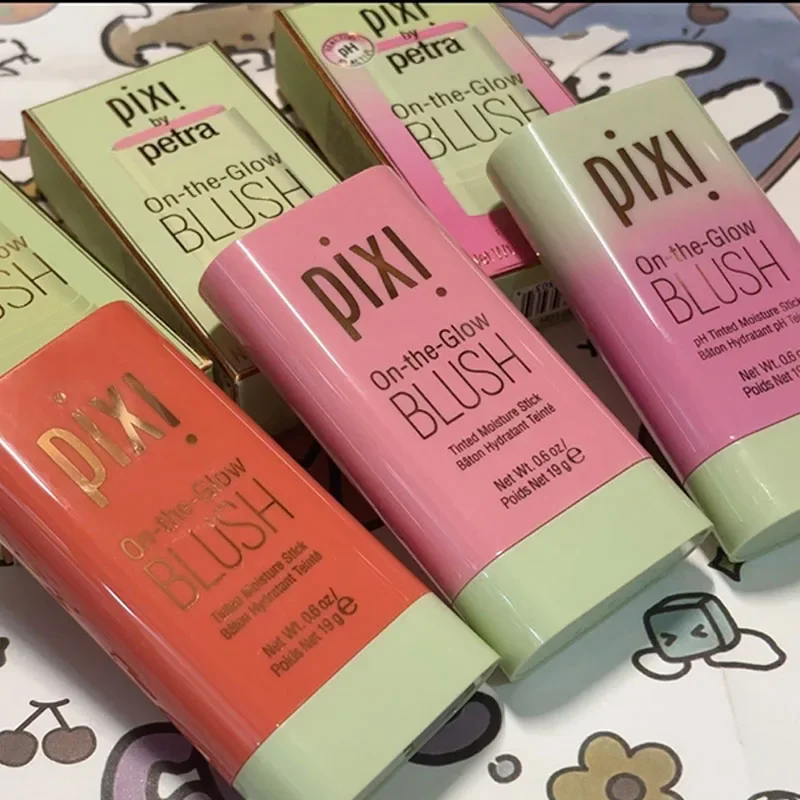 

Hot Pixi 3 In 1 Blush Stick Cheek Eye Lip Tinted Makeup Beauty Easy Color Blusher Cream Silky Lightweight Face Skin Tone Care