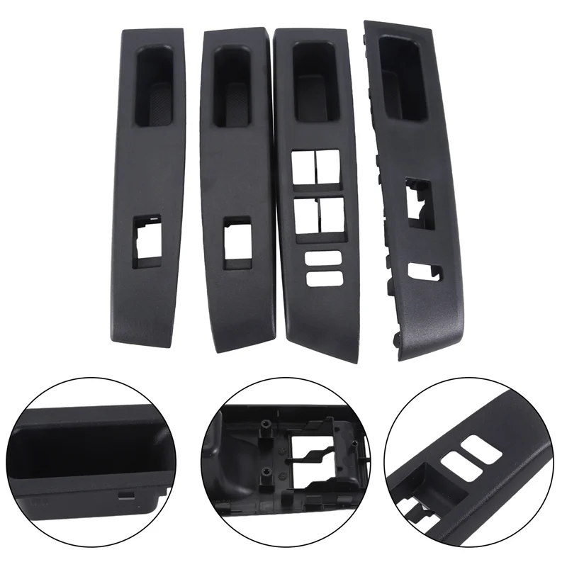 

Car Front Rear LH&RH Armrest Upper Panel Black ABS Automotive Supplies For Toyota Vitz Yaris 2010-2014 LHD