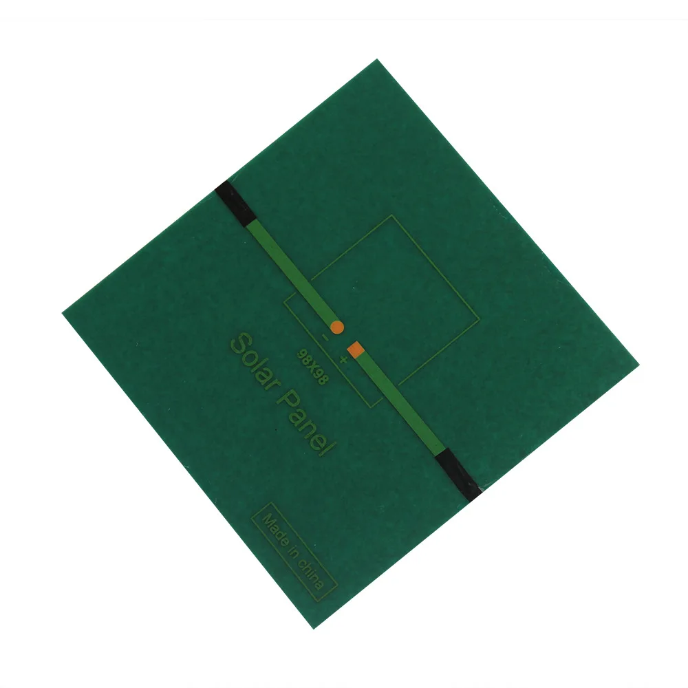 1,3 W 5,5 V kleine Solarpanels, monokristalline Solarzelle, quadratisches Solar-PV-Modul für DIY-Solarbeleuchtungssystem, Spielzeug, 98 x 98 mm – Detail 3