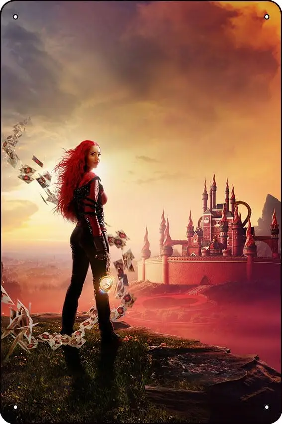 Descendants: The Rise of Red (2024) Movie Movie Poster Retro Metal Tin Sign 8x12 Inch