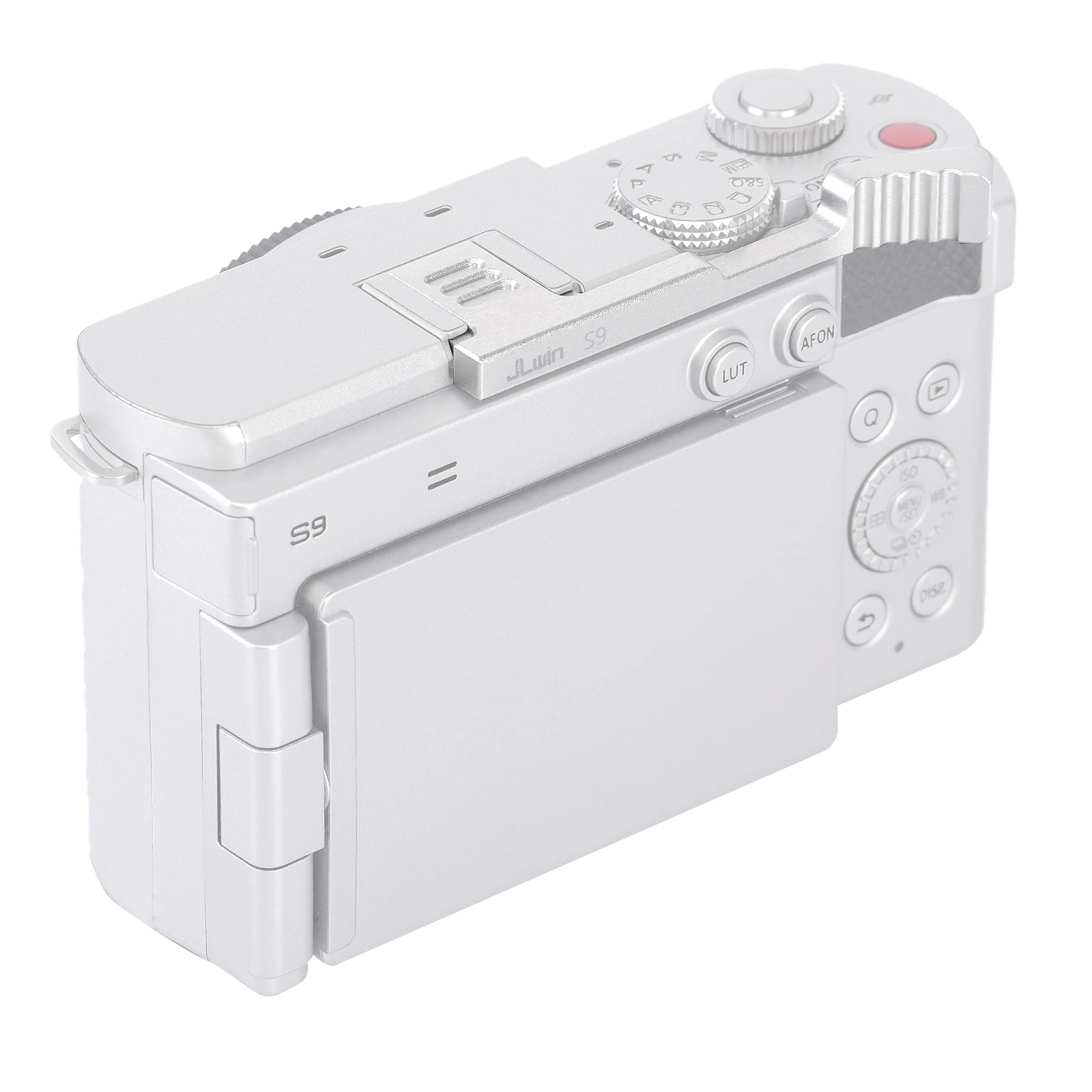 FOTGA كاميرا معدنية الإبهام قبضة الألومنيوم معدن الإبهام الإبهام حتى قبضة الحذاء الساخن لباناسونيك S9 كاميرا Hotshoe DSLR غطاء fotografí #6