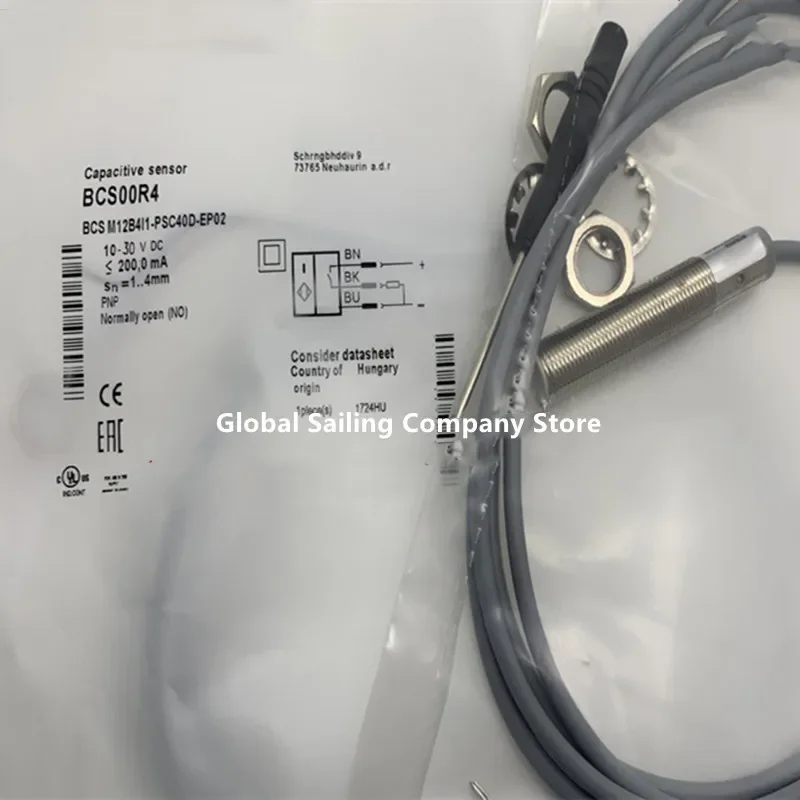 

2 шт. новый емкостный датчик BCS00R4 BCS M12B4I1-PSC40D-EP02