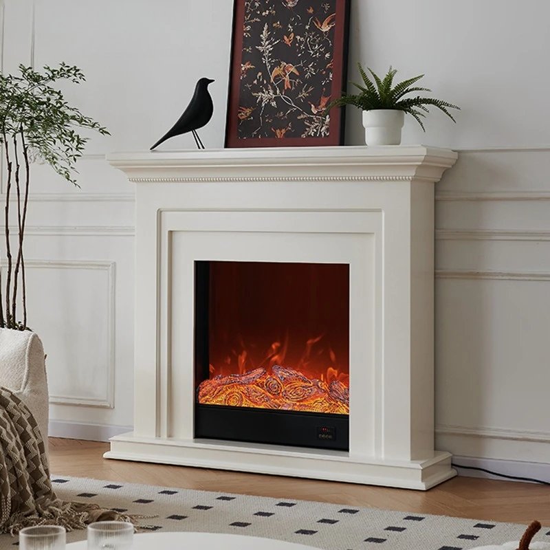 For1.2/1.5 Meter Fireplace Decorative Cabinet Home Bedroom Villa Living Room Simulation Flame Fireplace