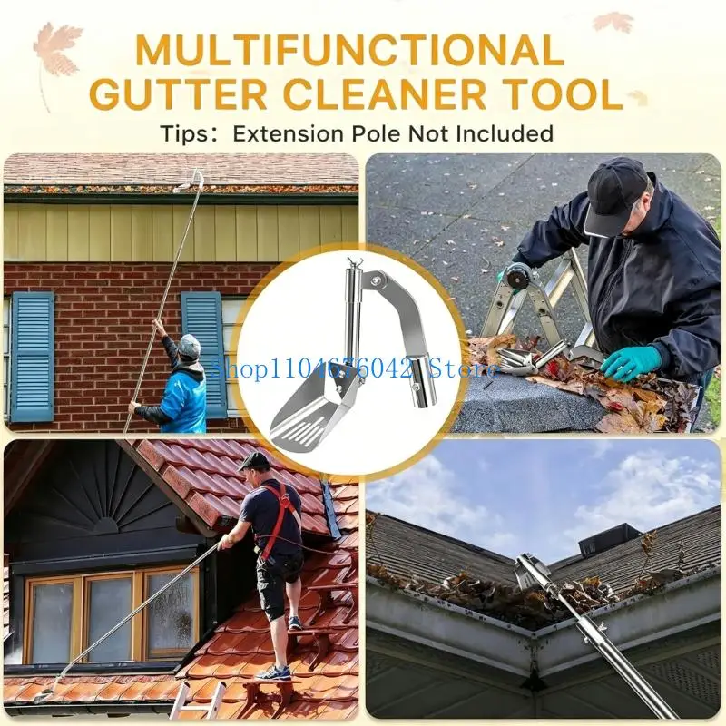 652F Premium Gutter Maintenance With Ergonomic Scoops And Jet Nozzle Design