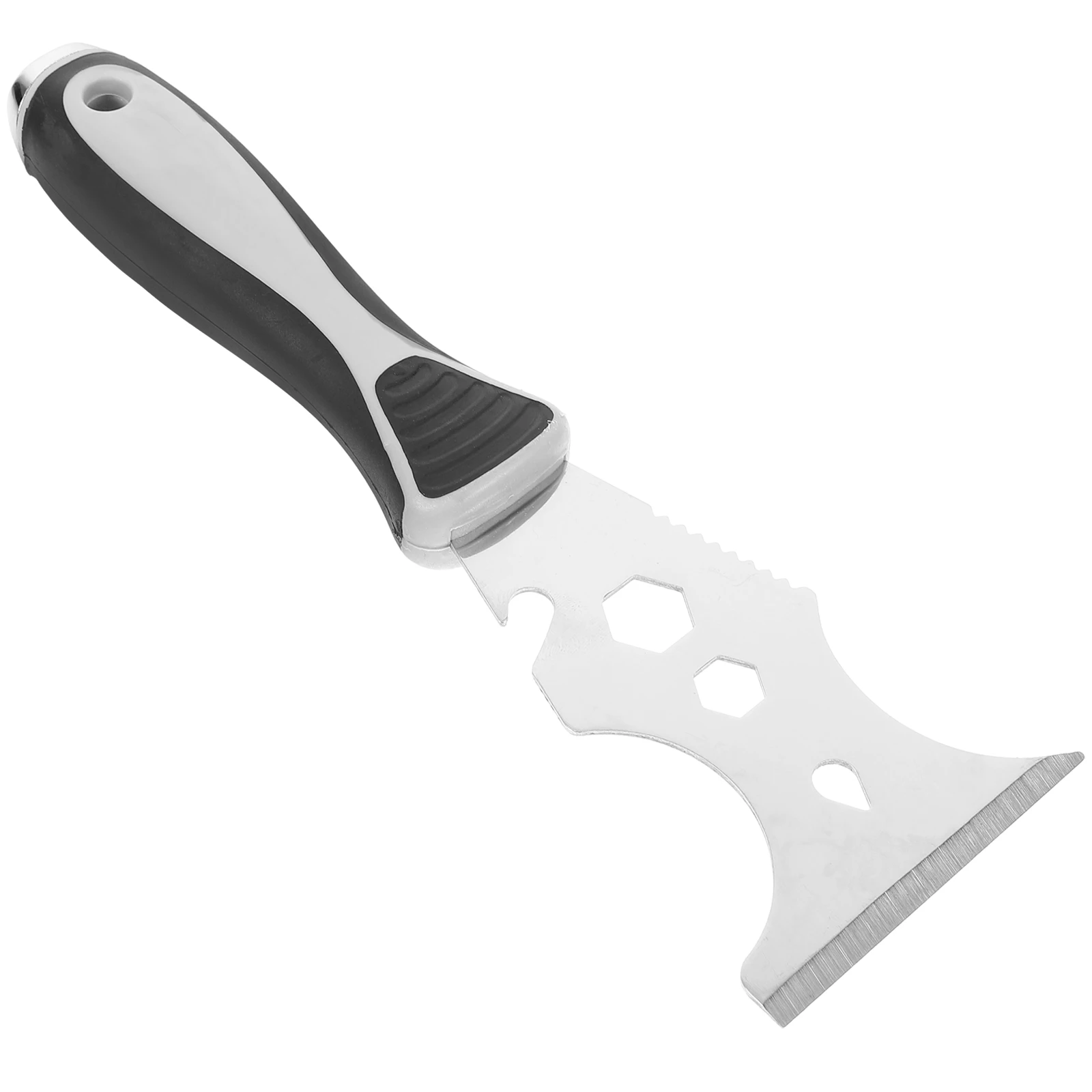 Raspador de limpieza multifuncional con mango largo para el hogar, oficina, azulejos, vidrio, suelo de madera, herramienta portátil de eliminación de pintura cerámica