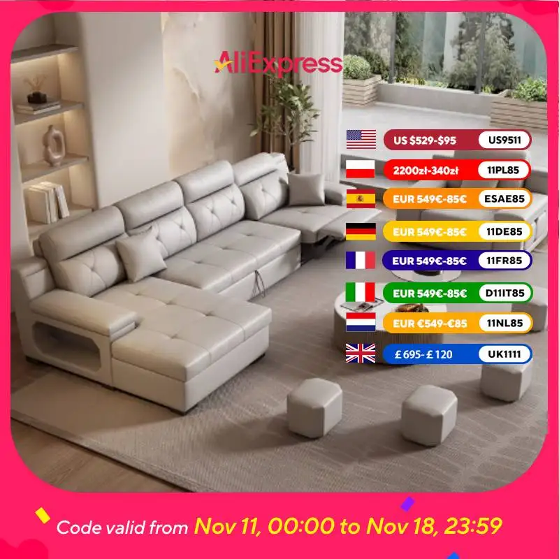 

Water Proof Living Room Sofa Armrest Electric Lounges Bedroom Living Room Sofas Recliner Luxury Divano Adhd Home Furniture