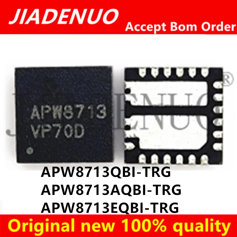 (5pcs)100% New APW8713QBI-TRG APW8713QBI APW8713 APW8713AQBI-TRG APW8713AQBI APW8713A APW8713EQBI-TRG APW8713EQBI APW8713E QFN