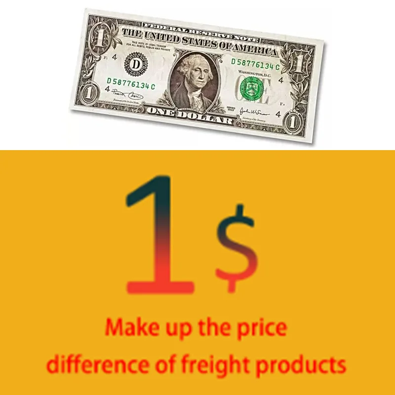 

1 US dollar Make up the difference freight link Do not order if not sent by customer service