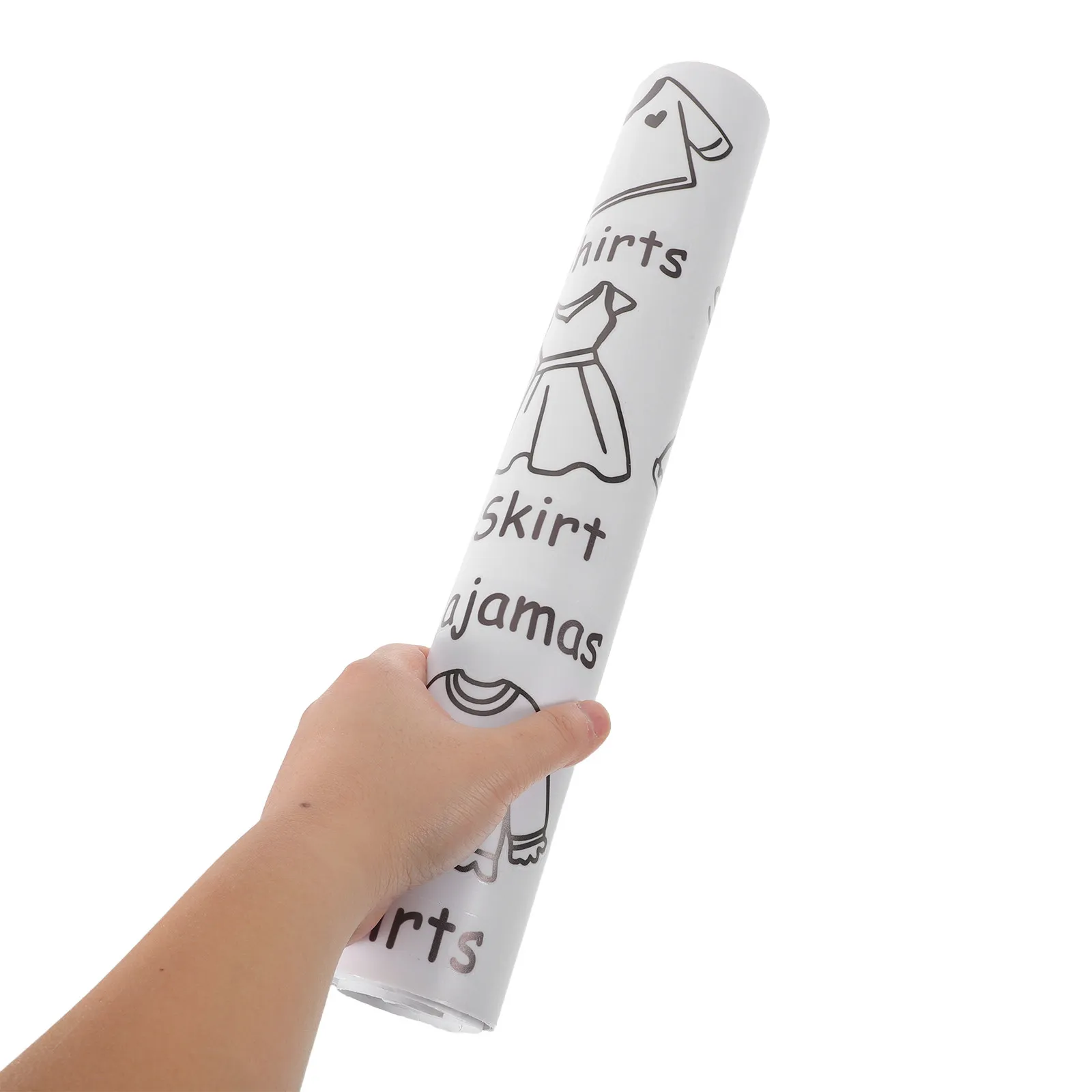 2 Sheets Peel and Stick Clothing Labels for Bedroom Wardrobe Removable Clothes Sorting Stickers Closet Organizer Decals Nursery