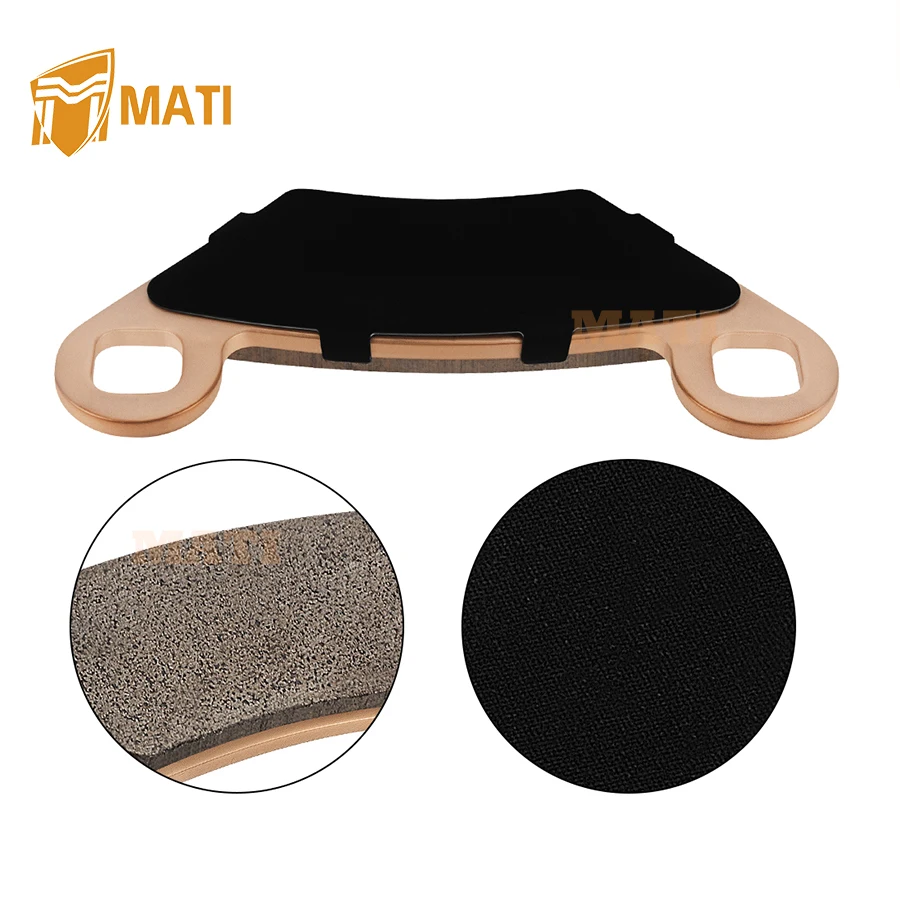 M MATI Front Rear Brake Pads Sintered for Polaris Big Boss 250 300 350 400 500 Sportsman 400 500 Xpress 300 400L 2200464 2200901