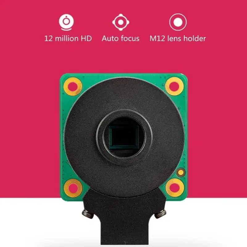 

652F Mini for HQ Camera, 12MP IMX477R with Low Distortion Lens, Camera Board for 4 Model B