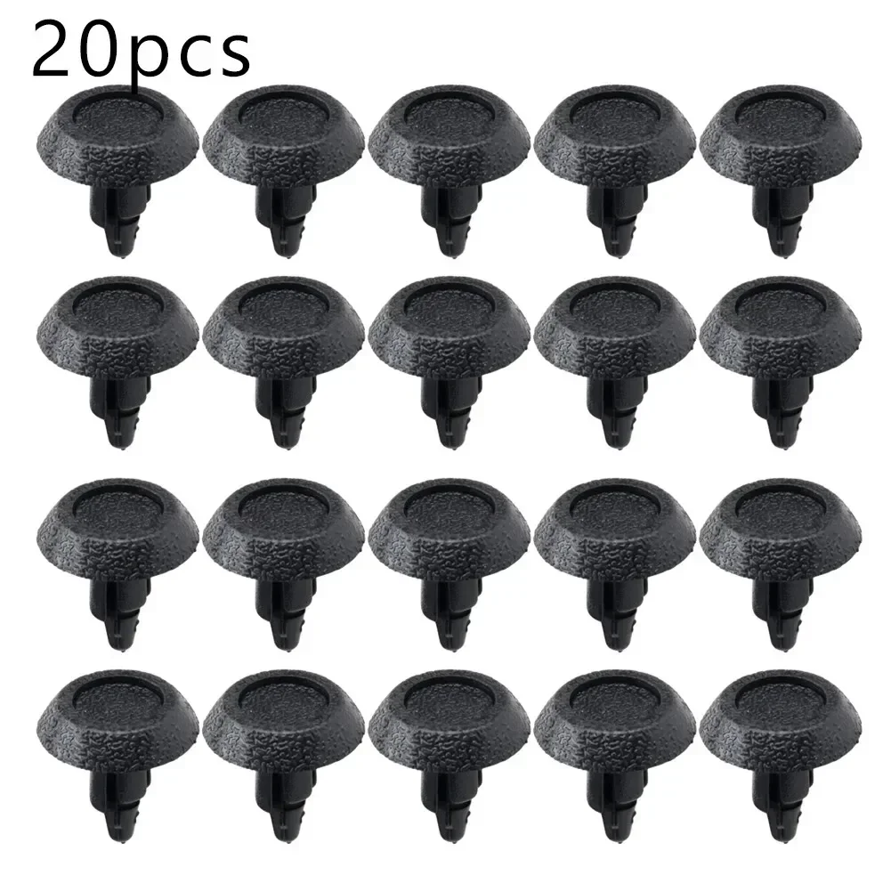 100/20Pcs  For Toyota FOR Camry FOR Highlander FOR Carola FOR Prado Cars Clips 7mm Holes Rivets Clamps Auto Plastic Fasteners