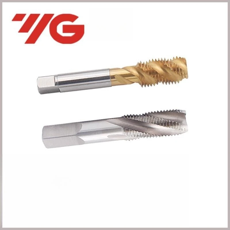 1PCS Korea YG American Pipe Spiral  Tap For aluminum/With Tin Coating NPT NPTF NPS NPSF1/16-27 1/8 3/8-18 1/4-18 3/4-14 1/2-14