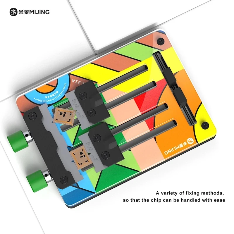 MIJING GK21A GK21 Toughened Insulated Glass Fixture Universal Motherboard Repair Chip Glue Removal PCB Chip Repair Clamp