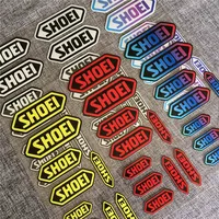 For SHOEI Helmet Windshield glass 3M Reflective Stickers MOTO GP Car Sticker Decals Racing Motorcycle 8CM*20CM/SET