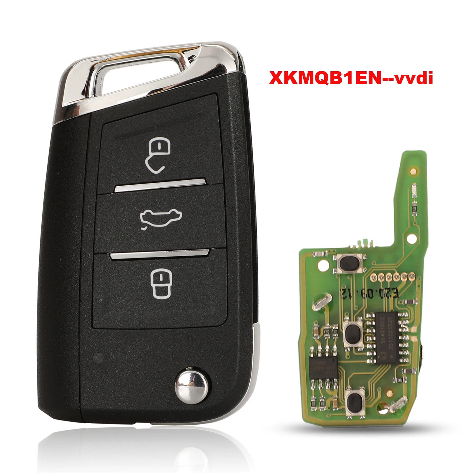 XHORSE jingyuqin XKMQB1EN Für VW Remote Key MQB Style 3 Tasten für VVDI Key Tool