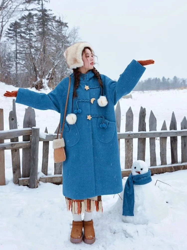 Mélanges à capuche pour femmes, bouton étudiant doux, conçu, mode populaire, style coréen, loisirs, tout match, attrayant, Ins, automne, hiver