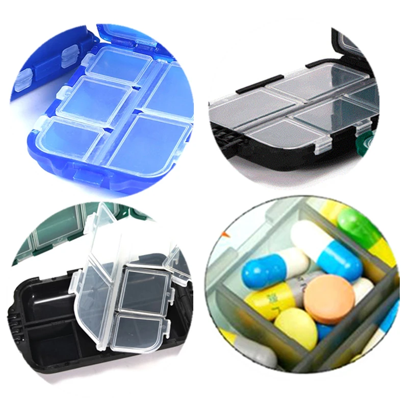 

Portable Pill Box Weekly Foldable Medicine Holder Pill Box Tablet Storage Separable Medicine Boxs Medicine Travel Pillbox